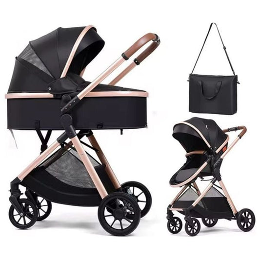 Kidilo V5-black - Baby Stroller - Black
