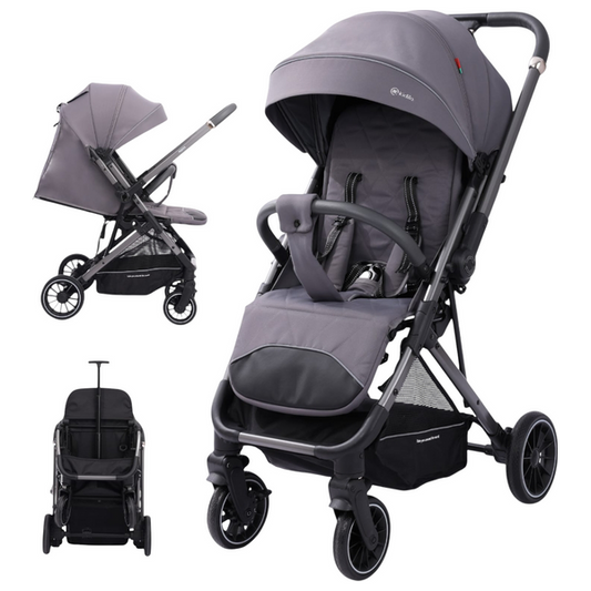 Kidilo 6521 - Baby Stroller - Dark Gray